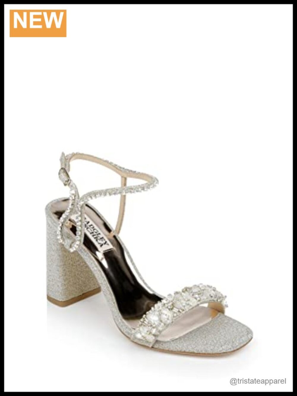 Leather Block Heel Ankle Strap Sandal - Women's Dress Heels